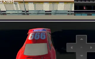 A Car on a Race Track